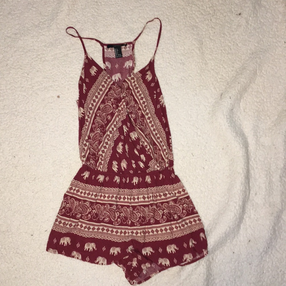 Red romper